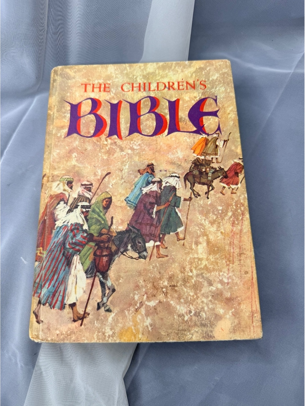 Golden Press Children’s Bible Illustrated Hardcover 1976 Vintage Christian Book